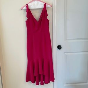 Lulus pink midi dress size small
